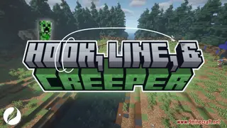 Hook, Line, & Creeper Map (26.2, 1.20.1) – Grappling Hook PvP