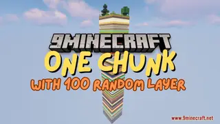 One Chunk With 100 Random Layer Map (26.2, 1.20.1) – Hardcore Survival