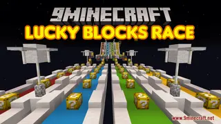 Lucky Blocks Race Map (26.2, 1.20.1) – Lucky Block Frenzy