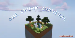 One Chunk Survival Map (26.2, 1.20.1) – Survival On One-Chunk Sky Island