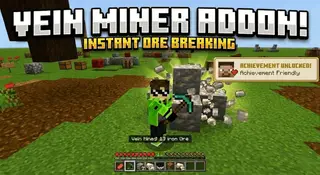 Shadowgamer's Vein Miner Addon (26.x, 1.21) – MCPE/Bedrock
