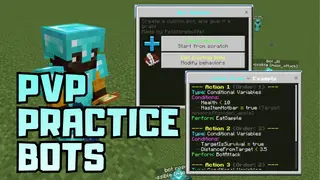 PvP Practice Bots Addon (26.x) – MCPE/Bedrock
