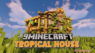 Tropical House Map (26.2, 1.20.1) – Minecraft Hideaway