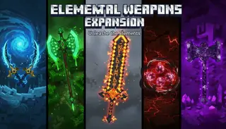 Elemental Weapons Expansion Addon (26.x) – MCPE/Bedrock