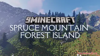 Spruce Mountain Forest Island Map (26.2, 1.20.1) – A Wilderness Escape