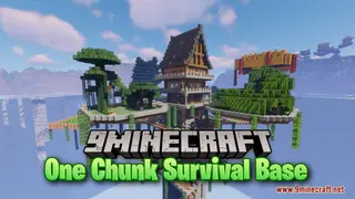 One Chunk Survival Base Map (26.2, 1.20.1) – Compact Survival