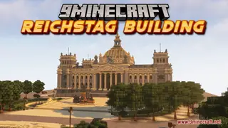 Reichstag Building Map (26.2, 1.20.1) – A Historical Minecraft Replica