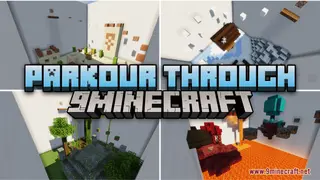 Parkour Through Minecraft Map (26.2, 1.20.1) – Minecraft Marathon