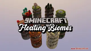 Floating Biomes Map (26.2, 1.20.1) – A Sky-High Parkour Adventure