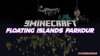 Floating Islands Parkour Map (26.2, 1.20.1) – Chill Out In The Night Sky