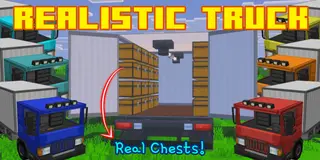 Truck with Functional Storage Addon (26.x, 1.21) – MCPE/Bedrock Mod