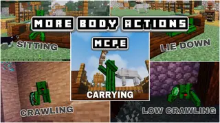 More Body Actions Addon (26.x, 1.21) – MCPE/Bedrock Mod