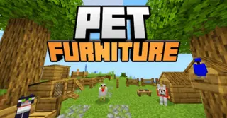 Pet Furniture Addon (26.x, 1.21) – MCPE/Bedrock Mod