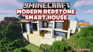 Modern Redstone Smart House Map (26.2, 1.20.1) – One House You Ever Need