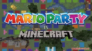 MARIO PARTY Map (26.2, 1.20.1) – Classic Minigame in Minecraft