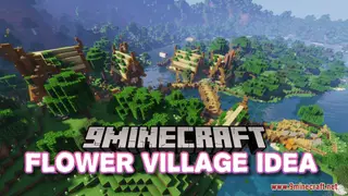 Flower Village Idea Map (26.2, 1.20.1) – A Fantasy Place