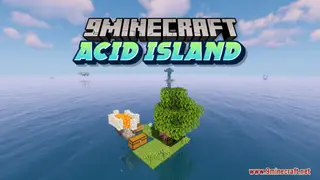 Acid Island Map (26.2, 1.20.1) – Don't Touch the Water!