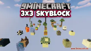 3×3 SkyBlock Map (26.2, 1.20.1) – New Unique Challenge