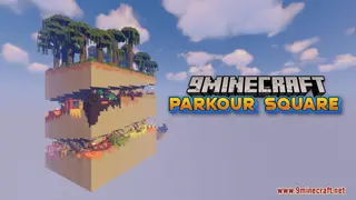 Parkour Square Map (26.2, 1.20.1) – Can You Reach The Top?