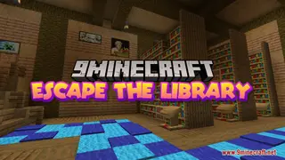 Escape the Library Map (26.2, 1.20.1) – Vanilla Escape Challenge