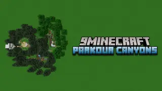 Parkour Canyons Map (26.2, 1.20.1) – Jump Through 3 Forests