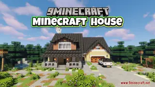 Minecraft House Map (26.2, 1.20.1) – American Modern House