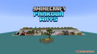 Parkour Ways Map (26.2, 1.20.1) – Choose Your Own Path