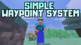Simple Waypoint System Addon (26.x, 1.21) – MCPE/Bedrock