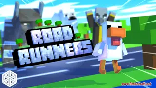 Road Runners Map (26.2, 1.20.1) – Crossy Road In Minecraft