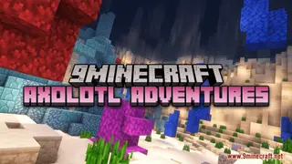 Axolotl Adventures Map (26.2, 1.20.1) – Help Axolotl Find His New Home