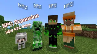 NPC Expansion Addon (26.x, 1.21) – MCPE/Bedrock Custom NPC Mod