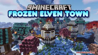Frozen Elven Town Map (26.2, 1.20.1) – When Winter Takes Over
