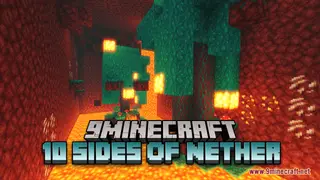 10 Sides Of Nether Map (26.2, 1.20.1) – Challenges In The Nether