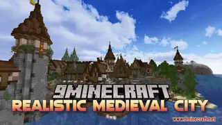 Realistic Medieval City Map (26.2, 1.20.1) – Incredible Realistic City