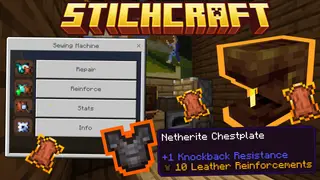 StitchCraft Addon (26.x, 1.21) – MCPE/Bedrock Mod