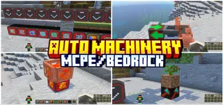 Auto Machinery Addon (26.x, 1.21) – MCPE/Bedrock Mod
