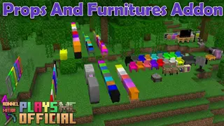 Props and Furnitures Addon (26.x, 1.21) – MCPE/Bedrock Mod