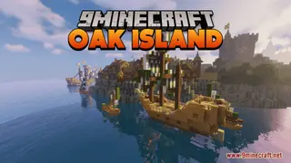 Oak Island Map (26.2, 1.20.1) – Lovely Medieval Villager Kingdom