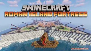 Roman Island Fortress Map (26.2, 1.20.1) – Magneficent Island Fortress Build