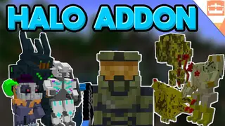 Halo Addon (26.x, 1.21) – MCPE/Bedrock 3D Guns Mod