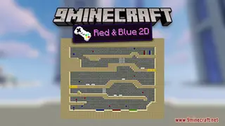 Red & Blue 2D Map (26.2, 1.20.1) – Fireboy and Watergirl Game Recreation
