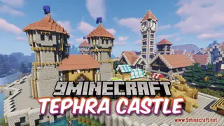 Tephra Castle Map (26.2, 1.20.1) – Castle and The Town of Noxshire