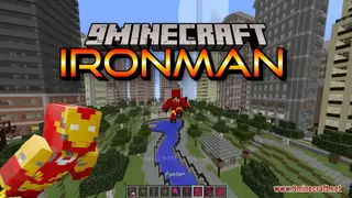Ironman in Vanilla Minecraft Map (26.2, 1.20.1) – Become a Superhero
