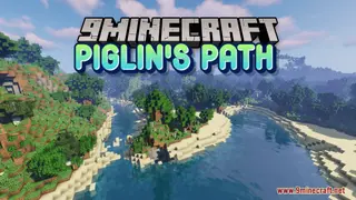 Piglin's Path Map (26.2, 1.20.1) – Custom Terrain Survival Map