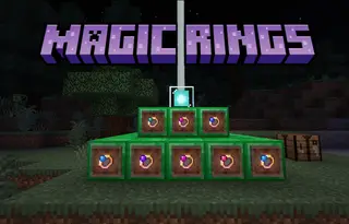 Magic Rings Addon (26.x, 1.21) – MCPE/Bedrock Mod
