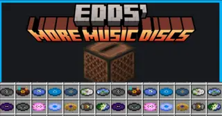 Edds' More Music Discs Addon (26.x, 1.21) – MCPE/Bedrock Mod