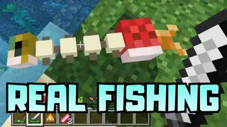 Real Fishing Addon (26.x, 1.21) – MCPE/Bedrock Mod