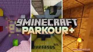 Parkour+ Map (26.2, 1.20.1) – More Parkour!