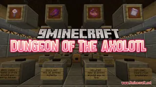 Dungeon of the Axolotl Map (26.2, 1.20.1) – A Minecraft roguelike!