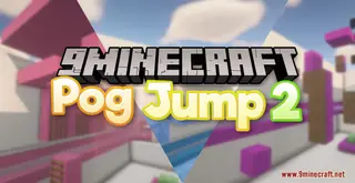 PogJump 2 Map (26.2, 1.20.1) – 16 Levels of Colorful Parkour